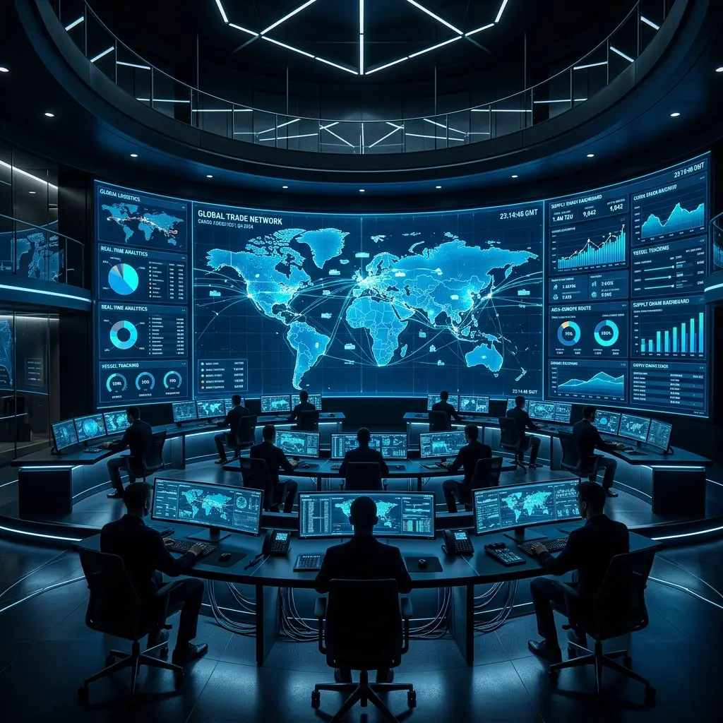 Shipment plan and performance data being monitored
