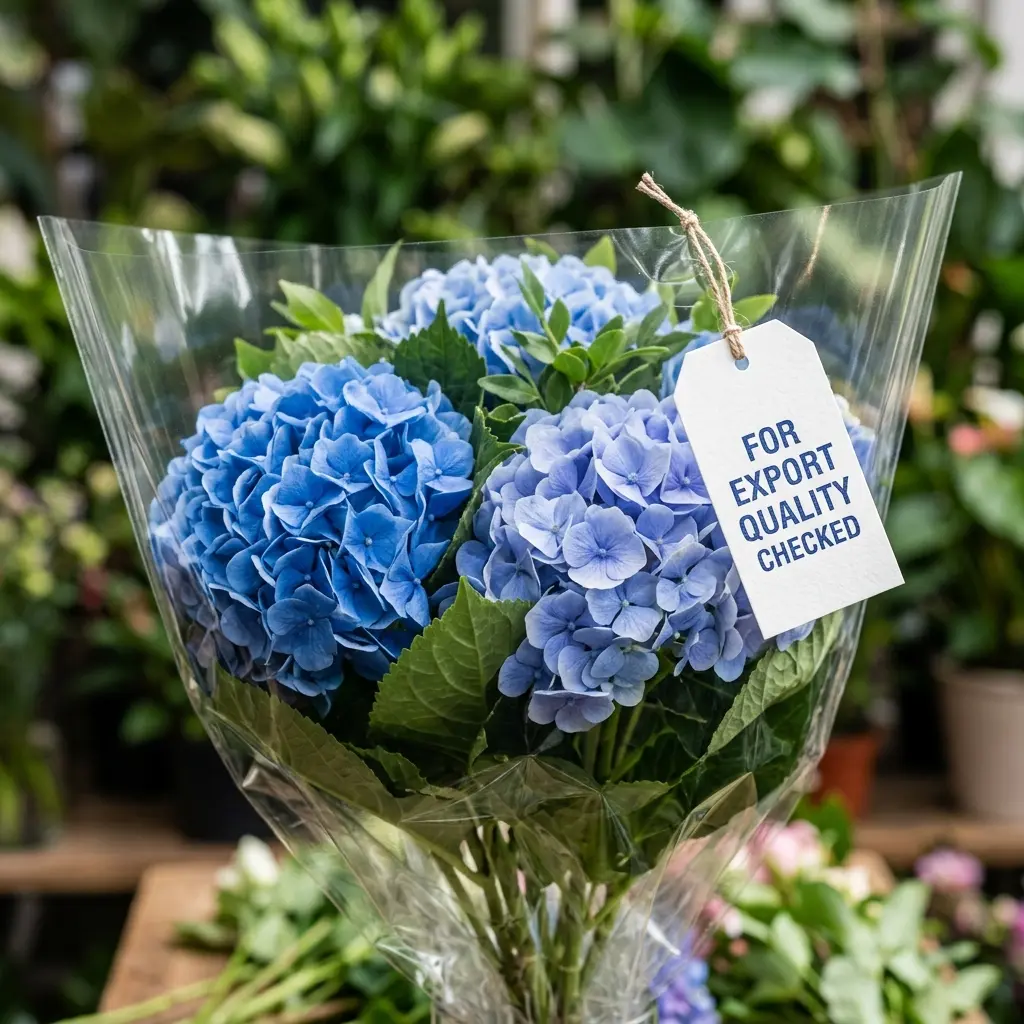 Export flowers undergoing quality and compliance review